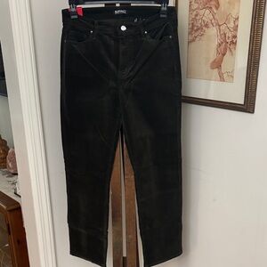 Buffalo David Bitton NWT Women’s Charcoal Brown Corduroy Pants Size 8/29